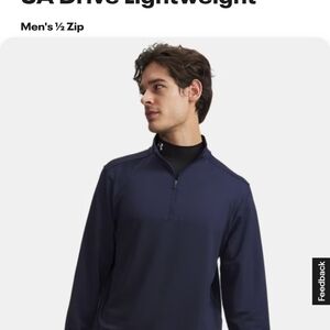 Under Armour Men's Navy ½ Zip Jacket 2026 MSRP $80 Sz XL